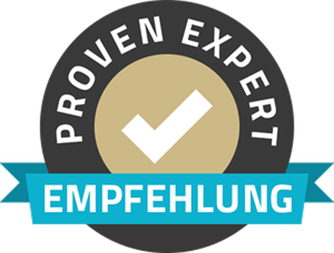 Proven Expert Empfehlungssiegel